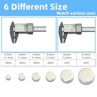 Juatrideo 92 Pcs Strong Small Neodymium Magnets Assortment - 6 Sizes  3mm    