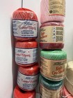 Vintage Bulk Lot Crochet Thread   Yarn     J p Coats Knit-cro-sheen