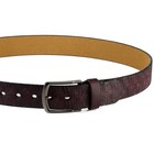 Men s Genuine Leather Belt Crocodile Printed Classic Belt For Jeans Casual Work