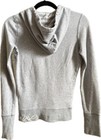 Rare Abercrombie Y2k Hoodie Sweatshirt Deep Vneck Long Sleeve Juniors Girls Xl