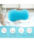 Sunlit Bath Jello Mini Gel Bath Pillows  Lumbar Pillow For Bathtub Back Support