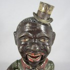 Stump Speaker Cast Iron Mechanical Bank Antique Shepard Hardware Patented 1886