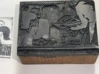 Printing Letterpress Antique Printer Type Block Decorative Print Cut  203