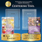 Centering Tool Pro Card Grading Kit Psa Pokemon Trading Cards Tcg Black   White 