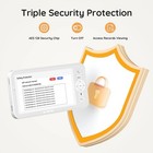 Boifun 5  Baby Monitor Wifi Video Baby Camera Lullabies 2 Way Audio App Control