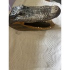 Open-mouth Taxidermy Alligator Head 