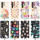 Animals Print Tpu Cover For Samsung Galaxy S24 Fe S23 S25 A36 A16 A35 Phone Case