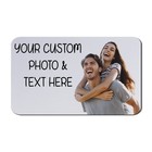 Custom Personalized Mouse Pad - Photo   Text Neoprene Gaming Desk Accessory