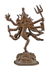 Shiva Nataraja Asian Bronze Metal Antique  Vintage