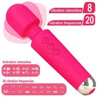 7 9  Dildo Vibrator Wand Massage 20 Speeds G-spot Clit Stimulator Sex Toys Women