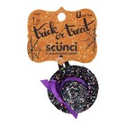 Scunci Trick Or Treat Glitter Witch s Hat Hair Clip  1-piece