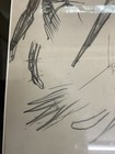 Rare Original Drawing Sketch Art   Fashion Or Medical Anatomy Figure    Vintage