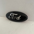 Ford 7 Inch Oval Front Grille Emblem Black Silver Logo Badge F150 Explorer Edge