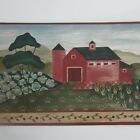 Encore Barn Garden Farm Lot 4 Rolls Wallpaper Border Folk Art  Canada Ch4896
