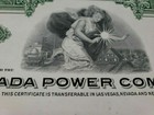 1973 Nevada Power Comany Cancelled Stock Certificate 14