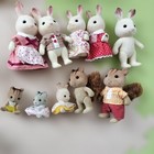 Sylvanian Families Doll And Furniture Set Used Vintage Complete Collectible