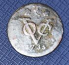 Netherlands East Indies  Voc Zeeland 1 Duit 1733