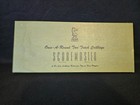 Vintage Drueke Scoremaster Cribbage Board M  1150 Solid Hardwood With Box   Rule