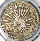 1832-ga Pcgs Au 50 Mexico 8 Reales Guadalajara Rare Silver Coin  25120201d 