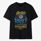 New  Nfl Draft 2026 Pittsburgh T-shirt Graffiti Skyline Football Fan Merch S-5xl