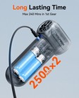 Wolfbox Df60 110000rpm Compressed Air Duster 3-speed W  5 Nozzles  Fast Charging