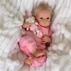 Anano Reborn Baby Dolls Silicone Full Body  Realistic 18 Inches  White