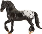 Traditional Series Harley Harlequin Draft Tack Pony   Horse Toy Model   1 9