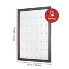 White Lego Minifigure Wall Display Frame - 6x6 - Fits 36 Minifigures