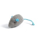Bulk Rattle Mouse Cat Toys - Prefilled Catnip Faux Fur Mice - Interactive Play 