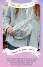 Stoney Clove Lane Disney 70th Anniversary Blue Jumbo Fanny Pack In Hand Nwt