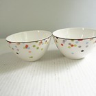 Kate Spade Lenox Cereal Bowls Set Of 2 Market Street Confetti Dot