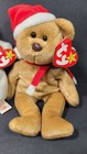 Ty Beanie Babies Christmas Lot 1996 Snowball Snowman 1997 Holiday Teddy Bear Tag