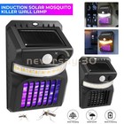 Solar Power Outdoor Mosquito Insect Killer Led Light Trap Fly Bug Zapper Lamps