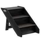 Pet Stairs 3 Step Ramp Safe Durable Indoor Outdoor Cat Dog Steps For Home Gray