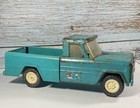 Vintage Structo Pressed Steel Pickup Truck Turquoise Toy W  Tailgate For Parts