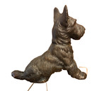 1930 s Antique Scottish Terrier Scotty  Cast Iron Sitting Dog Book End Hubley