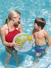 16 Inch Inflatable World Earth Globe Beach Ball Blow Up Map Ball Pool Party Toy