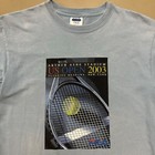 Vtg 2000s Fila Us Open Tennis Graphic T Shirt Sportswear 2003 Flushing Meadows M