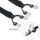 Buyless Fashion 2 Pack Suspender Men - 48  Adjustable Straps 1 1 4  - X Shape