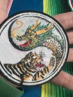 Dragon   Tiger yin   Yang Patch Martial Arts Patch