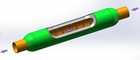 3 0  In   Out Universal Glass Pack Exhaust Resonator Muffler 4 round Body A Pair