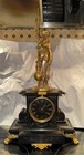 Rare Antique French Figural Conical Mystery Clock By Eug  ne Farcot