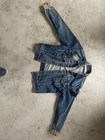 Freespirit Blue Denim Jacket W  Vietnam Veterans Of America Patch