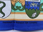 Vintage Ireland Map   County Coats Of Arms Souvenir Tea Towel 100  Cotton