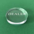 Yh Poker Transparent Dealer Button - Crystal Casino Dealer For Tournaments  Crap