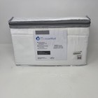 High Iq Cool Comfort 800ct Sateen Sheet Set Queen White 6-pc