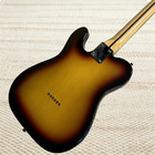 Vintage Sunburst Tele Electric Guitar Single Binding Rosewood Fretboard