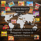 Ramen Noodles From Around The World Pack Of 15 Instant Noodles With Chopsticks