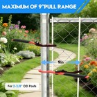 Heavy   duty Chain   link Fence Stretcher Tool  Fits 2   3 8  Od Posts For One   person