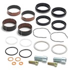 Fork Bushing Dust Oil Seal Rebuild Kits 49mm For Harley Dyna Street Bob 06-17